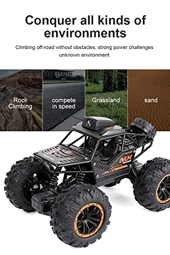 GAOZH Coches RC Control Remoto con cámara 2.4G Buggy WiFi Camiones Todoterreno Juguetes para niños Coche RC de Escalada de Alta Velocidad para niños Niños Niños Niñas (Color: 3 Paquetes de baterías)