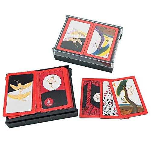 GARASANI Juego de cartas de flores coreanas Hwatu, Go-Stop, Godori 2 piezas