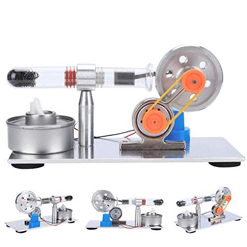 Garosa Solo cilindro Stirling motor modelo generador de energía modelo vapor potencia física ciencia laboratorio herramienta de enseñanza