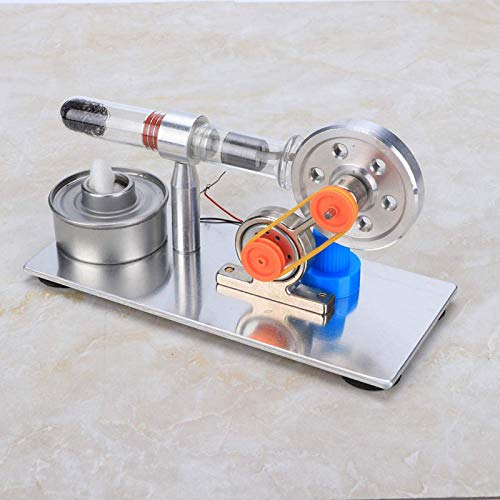 Garosa Solo cilindro Stirling motor modelo generador de energía modelo vapor potencia física ciencia laboratorio herramienta de enseñanza