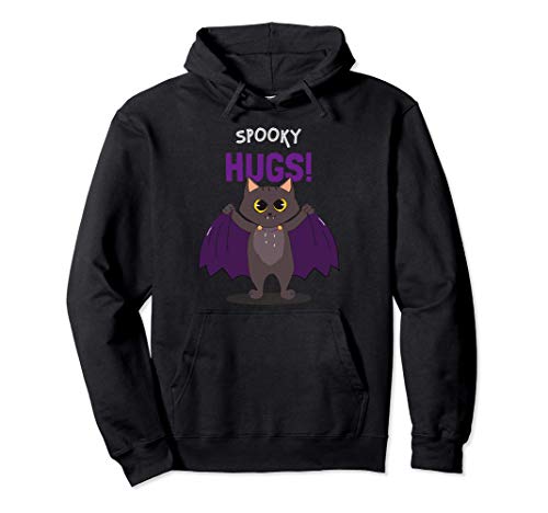 Gato Spooky Hugs Disfraz Divertido Halloween Sudadera con Capucha