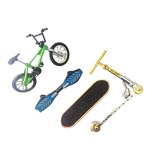 Gaviny Patineta de Dedo, patineta de Dedo Mini patineta de Dedo Conjunto de Bicicleta patineta Divertida Mini Bicicleta Juguete para niños