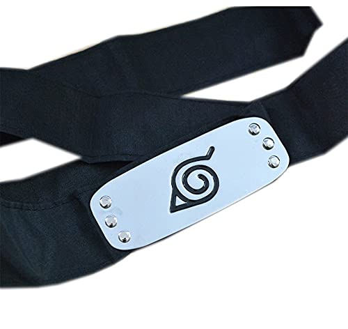 Genérico Collection bandana kakashi mas 3 piezas kunai shippuden,pack de 4 accesorios,cinta mas 3 kunai,complemento para disfraces,cosplay hallowen,disfraz de ninja juguete