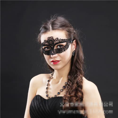 Genhao Máscara De Mascarada Máscara De Encaje De Lujo, Dasiol Es Adecuada para Disfraces De Navidad, Disfraces De Halloween, Fiesta, Niña, Dama-J||One Size