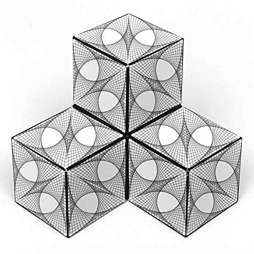 GeoBender Cube - Abstract - magico Rompecabezas geométrico, Puzzle Plegable, Juego de Paciencia ñ Cubo de transformaciones infinitivas para Aprender y Jugar para niños y Adultos