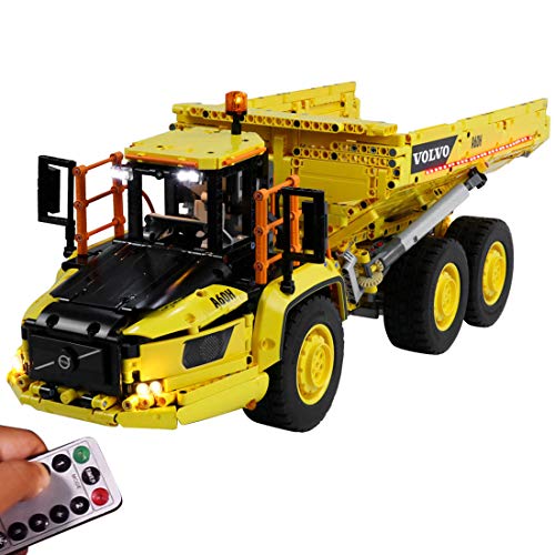 Gettesy Set de iluminación LED para Lego 42114 Technic articulado Volvo Dumper 6x6, iluminación LED compatible con Lego 42114 (no incluye modelo)