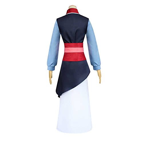 GGOODD Disfraz De Cosplay De Mulan Disfraz De Cosplay De Anime Disfraz De Halloween Set Set De 5 Piezas Que Incluye Todos Los Accesorios