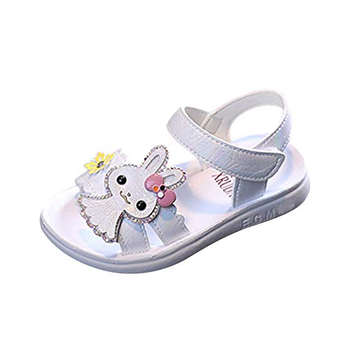 Ghemdilmn Sandalias de verano para niños pequeños, de princesa, zapatos para niña, sandalias para bebé, verano, sandalias para niños, zapatos con cierre de velcro, color, talla 28 EU