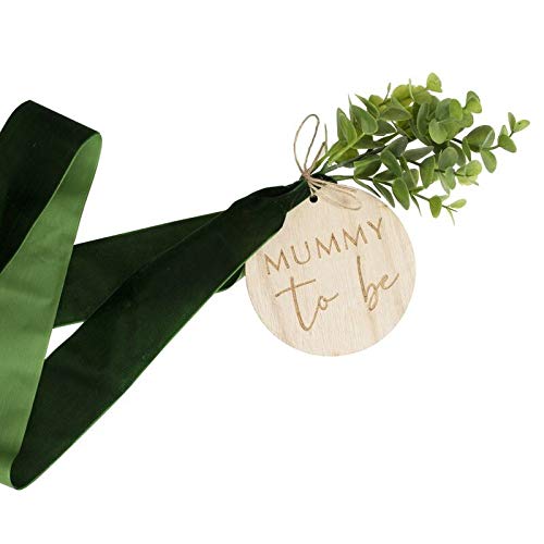 Ginger Ray-Be Sash with Foliage Con etiqueta de madera, color 0 (BAB-122)