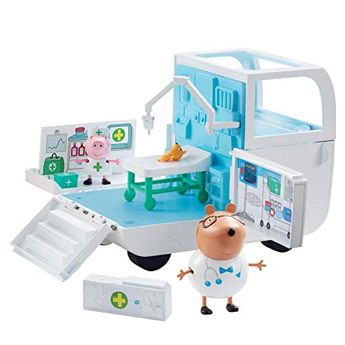 Giochi Preziosi- Peppa Pig Centro Médico con 2 Figuras, PPC28