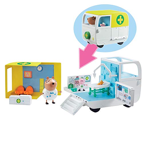 Giochi Preziosi- Peppa Pig Centro Médico con 2 Figuras, PPC28