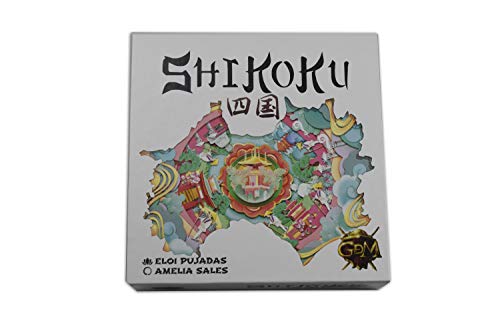 GM Games- Shikoku Juego de Cartas con Tablero, Color Blanco (GDM Games GDM128)