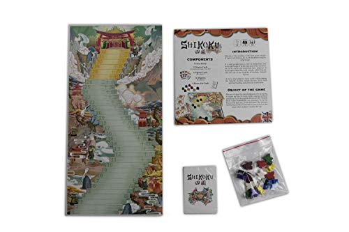 GM Games- Shikoku Juego de Cartas con Tablero, Color Blanco (GDM Games GDM128)