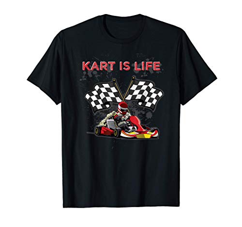 Go Kart Racer Kart es la vida Camiseta