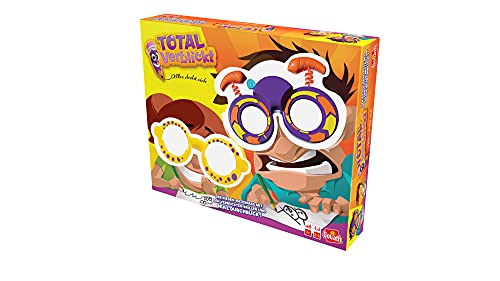 Goliath Total Versichtt - Todo Gira - Divertido Juego de Fiesta a Partir de 7 años para afianzar y reír - con Gafas Extra vertebrales - para 4-16 Jugadores