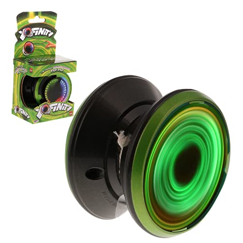 Goliath YoFinity Yo-Yo con Espejo Infinito y Luces de Colores (Surtidos Azul, Verde, Naranja)