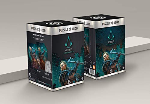 Good Loot Assassin'S Creed Valhalla Eivor Female | Puzzle 1500 Piezas | Incluye póster y Bolsa | 85 x 58 | Videojuego | Rompecabezas para Adultos y Adolescentes | para Navidad y Regalos | Decoración