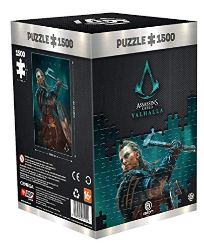 Good Loot Assassin'S Creed Valhalla Eivor Female | Puzzle 1500 Piezas | Incluye póster y Bolsa | 85 x 58 | Videojuego | Rompecabezas para Adultos y Adolescentes | para Navidad y Regalos | Decoración