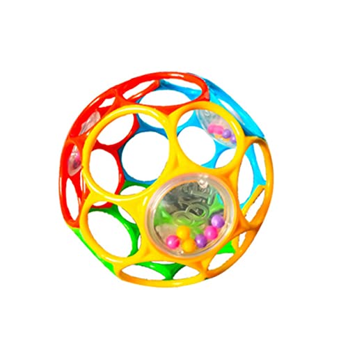 gormyel Oball Classic Ball, Shaking Ball con Gran Agujero, Sonajero Sensorial para Bebés De 0-3 Años, Shaker Grab Spin Sonajero Juguete Sensorial De Aprendizaje Temprano