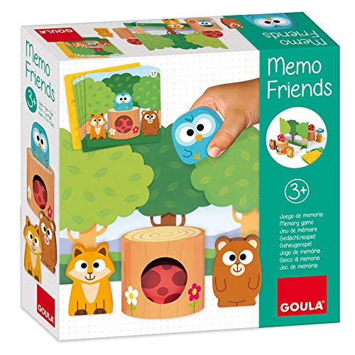 Goula- Memo Friends - Juego de mesa preescolar a partir de 3 años