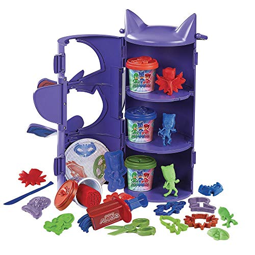 Grandi Giochi GG76153 PJ Masks Quartier Generale - Pasta de modelar, Multicolor