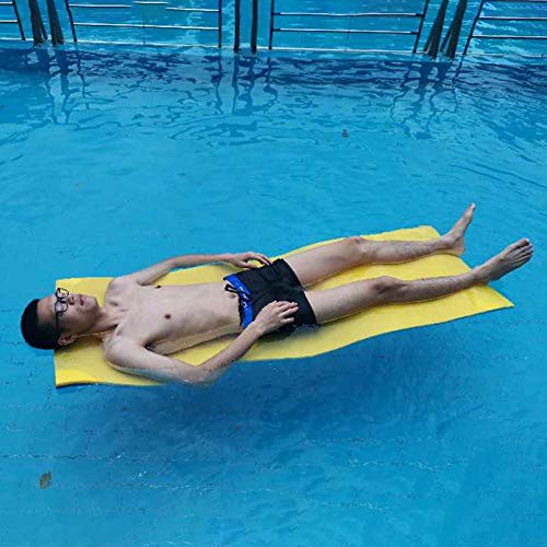 Gravere Colchón Flotante de Espuma para Piscina, Cama Flotante de Agua, Suave y cómodo tapete Flotante para Tomar el Sol, Deportes acuáticos, picnics, Enrollable Flotante, Manta Flotante para Piscina