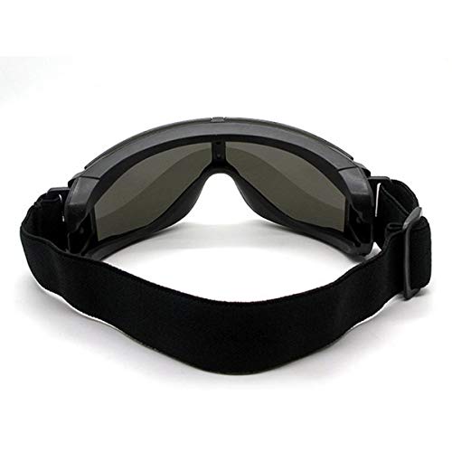 Greatangle-UK Gafas Militares Gafas tácticas Airsoft X800 Gafas de Sol Gafas de Sol Gafas de Motor Ciclismo Montar Protección Ocular Negro