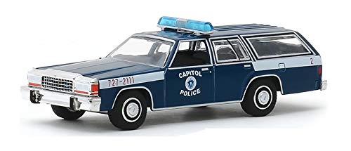 Greenlight 42900-A Hot Pursuit Series 33-1983 Ford LTD Station Wagon - Massachusetts Capitol Police escala 1:64