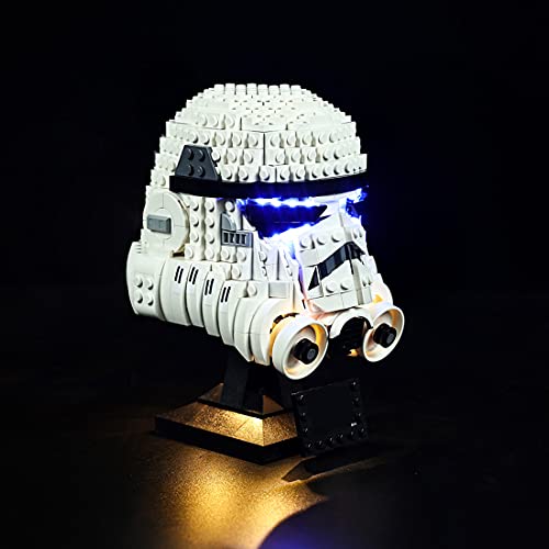 GUDA Set de iluminación LED para casco Lego 75276 Star Wars Stormtrooper de Lego, iluminación LED compatible con 75276