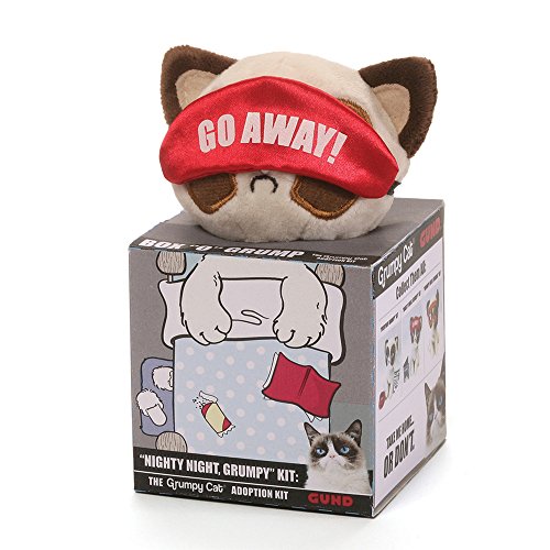 GUND 4059100 "Caja o Noche Noche diseño de Enanito Gruñón de Gato de Peluche