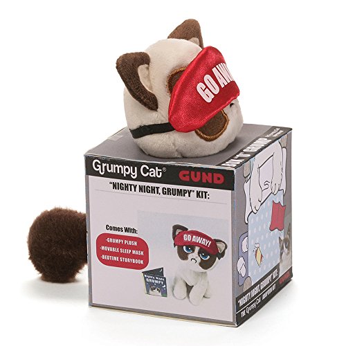 GUND 4059100 "Caja o Noche Noche diseño de Enanito Gruñón de Gato de Peluche