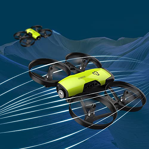 GUOGUOSM Para niños y principiantes Drone RC Quadcopter Suspensión inteligente de altura fija con giroscopio y luces LED, regalo de juguete para interiores y exteriores para niños niñas, helicóptero r