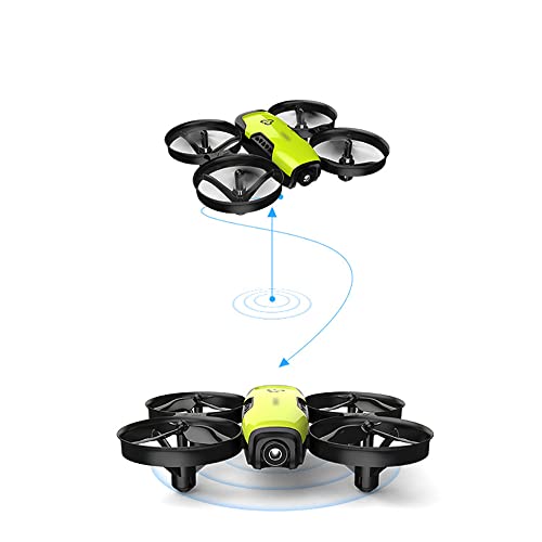 GUOGUOSM Para niños y principiantes Drone RC Quadcopter Suspensión inteligente de altura fija con giroscopio y luces LED, regalo de juguete para interiores y exteriores para niños niñas, helicóptero r