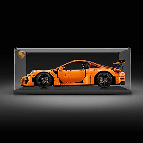 GXQRHQ Vitrina de acrílico para Lego 42056 - Porsche 911 GT3 RS (Modelo Lego no Incluido)