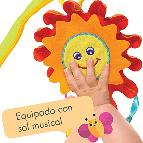 Gymini Sunny Day de Tiny Love, Manta Musical de Juegos para Bebés y Gimnasio de Actividades para recién Nacidos, Apta desde el Nacimiento, +0 meses