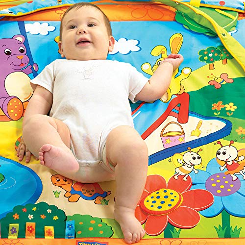 Gymini Sunny Day de Tiny Love, Manta Musical de Juegos para Bebés y Gimnasio de Actividades para recién Nacidos, Apta desde el Nacimiento, +0 meses