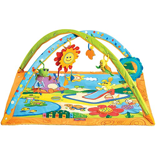 Gymini Sunny Day de Tiny Love, Manta Musical de Juegos para Bebés y Gimnasio de Actividades para recién Nacidos, Apta desde el Nacimiento, +0 meses