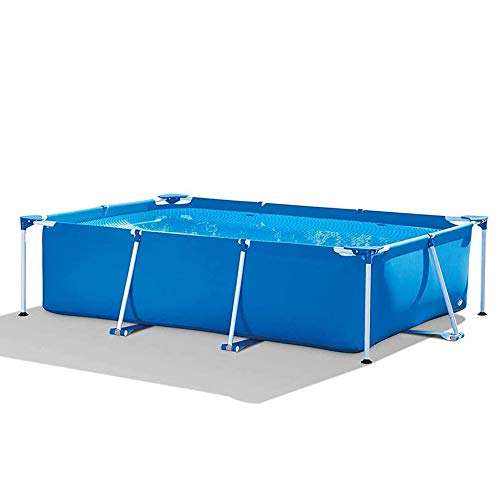 GZD Inflable de tamaño Completo Salón Piscina, Piscinas de la Familia Inflable de natación En la Tierra Easy Set Piscina de Patio Trasero, Fiesta del Agua de Verano, al Aire Libre,220x150cm