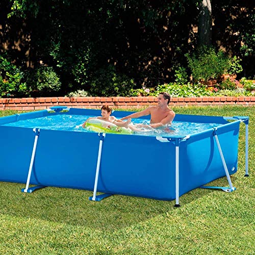 GZD Inflable de tamaño Completo Salón Piscina, Piscinas de la Familia Inflable de natación En la Tierra Easy Set Piscina de Patio Trasero, Fiesta del Agua de Verano, al Aire Libre,220x150cm