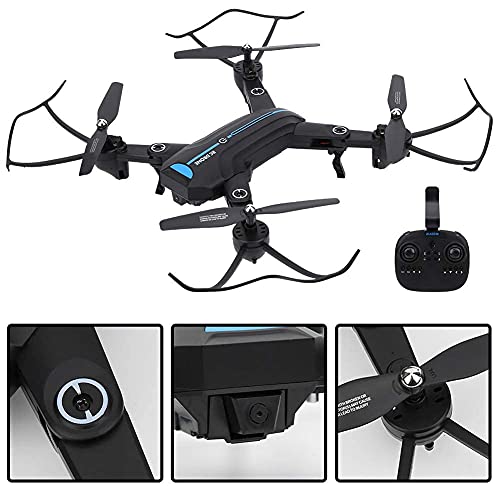 GZTYLQQ A6 2.4Ghz Dron Plegable, 4 Ejes GPS Posicionamiento Altitud Control Remoto Dron Quadcopter, Dron Ultraligero Inteligente con Retroceso para Principiantes