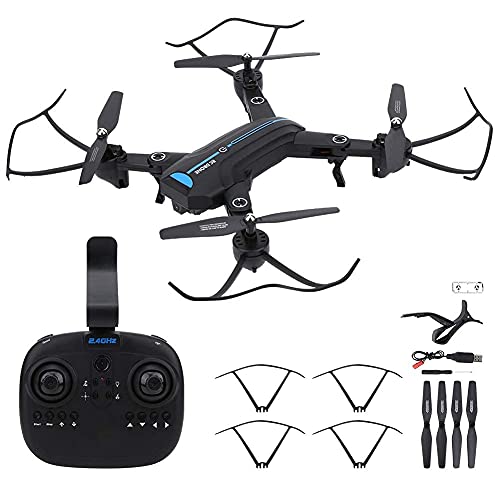 GZTYLQQ A6 2.4Ghz Dron Plegable, 4 Ejes GPS Posicionamiento Altitud Control Remoto Dron Quadcopter, Dron Ultraligero Inteligente con Retroceso para Principiantes