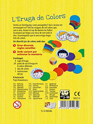 HABA 305713 - L' Eruga de Colors, JOC de daus, a Partir de 3 anys