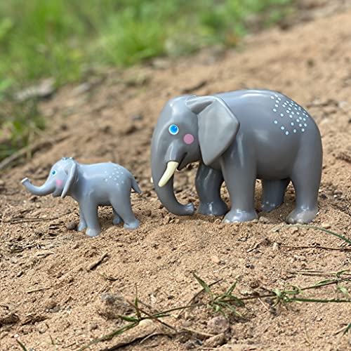 HABA Little Friends 304756 - Bebé Elefante de plástico Resistente para Jugar Durante Mucho Tiempo, a Partir de 3 años