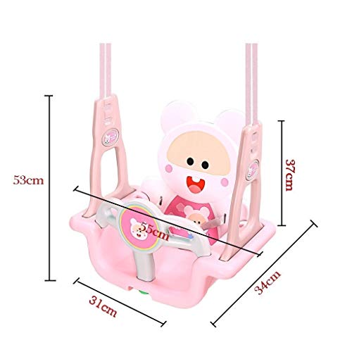 Hamaca Columpio Tres-en-uno for niños Sillas columpio El columpio doble capa engrosamiento del respaldo exterior e interior uso puede soportar 150 kg 6 Meses a Columpio 8 Años de Edad de los niños Cam