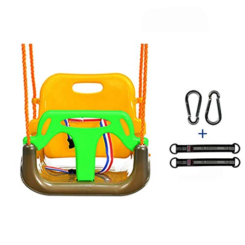 Hamaca de Viaje Juego de colgar for colgar del asiento del columpio infantil tres en uno adecuado for uso en interiores y exteriores Bebé for columpios juveniles 5 colores Columpio Niños Adultos