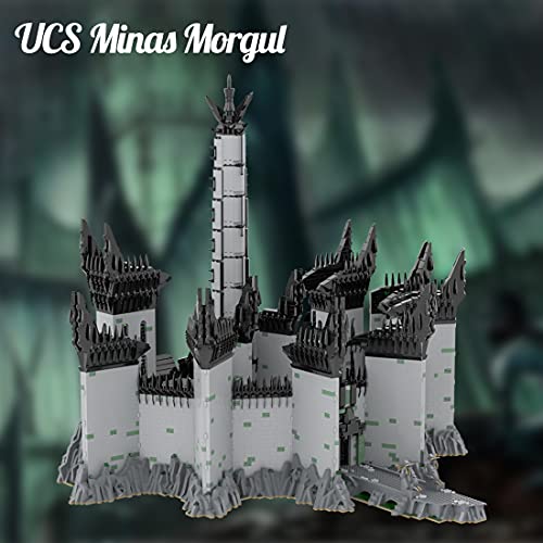 HAMM MOC-84124 Movie Series Minas Morgul Building Block Model Kit (Autorizado y diseñado por Legomocloc), 14045 + Pcs El Señor de los Anillos, compatible con Lego