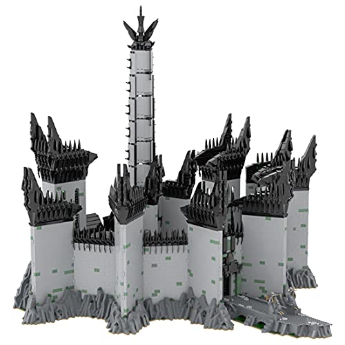 HAMM MOC-84124 Movie Series Minas Morgul Building Block Model Kit (Autorizado y diseñado por Legomocloc), 14045 + Pcs El Señor de los Anillos, compatible con Lego