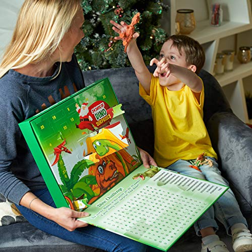 HAPIDS Juguetes de Dinosaurios Calendario Navideño de Adviento para niños 2020.