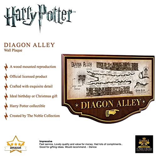 Harry Potter Escudo Diagon Alley 43 x 28 cm