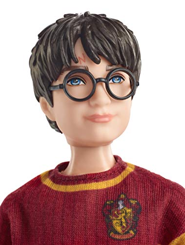 Harry Potter Muñeco Harry Quidditch, juguetes niños + 6 años (Mattel GDJ70)